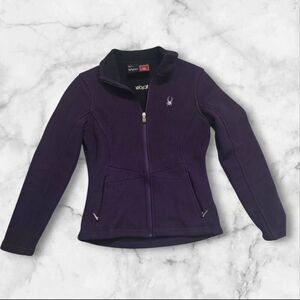 Spyder Plum Purple Full Zip Sweater Size Medium